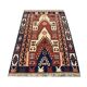 Antique Turkish Mihrabi Kilim Rug, Anatolian Geometric Rustic Carpet