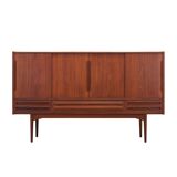 Teak highboard, Danish design, 1960s, production: Denmark