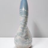 Lacquered and Airbrushed Ceramic Centerpiece /Vase Model Nr 182/2 by Vibi, Italy