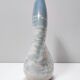 Lacquered and Airbrushed Ceramic Centerpiece /Vase Model Nr 182/2 by Vibi, Italy