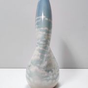 Lacquered and Airbrushed Ceramic Centerpiece /Vase Model Nr 182/2 by Vibi, Italy