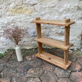 Vintage pine wall shelf