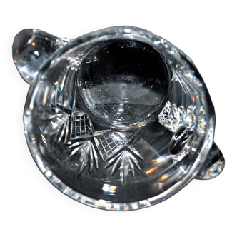 CRISTALLERIE LORRAINE Seau à glace en cristal taillé LEMBERG Junon style Chantilly
