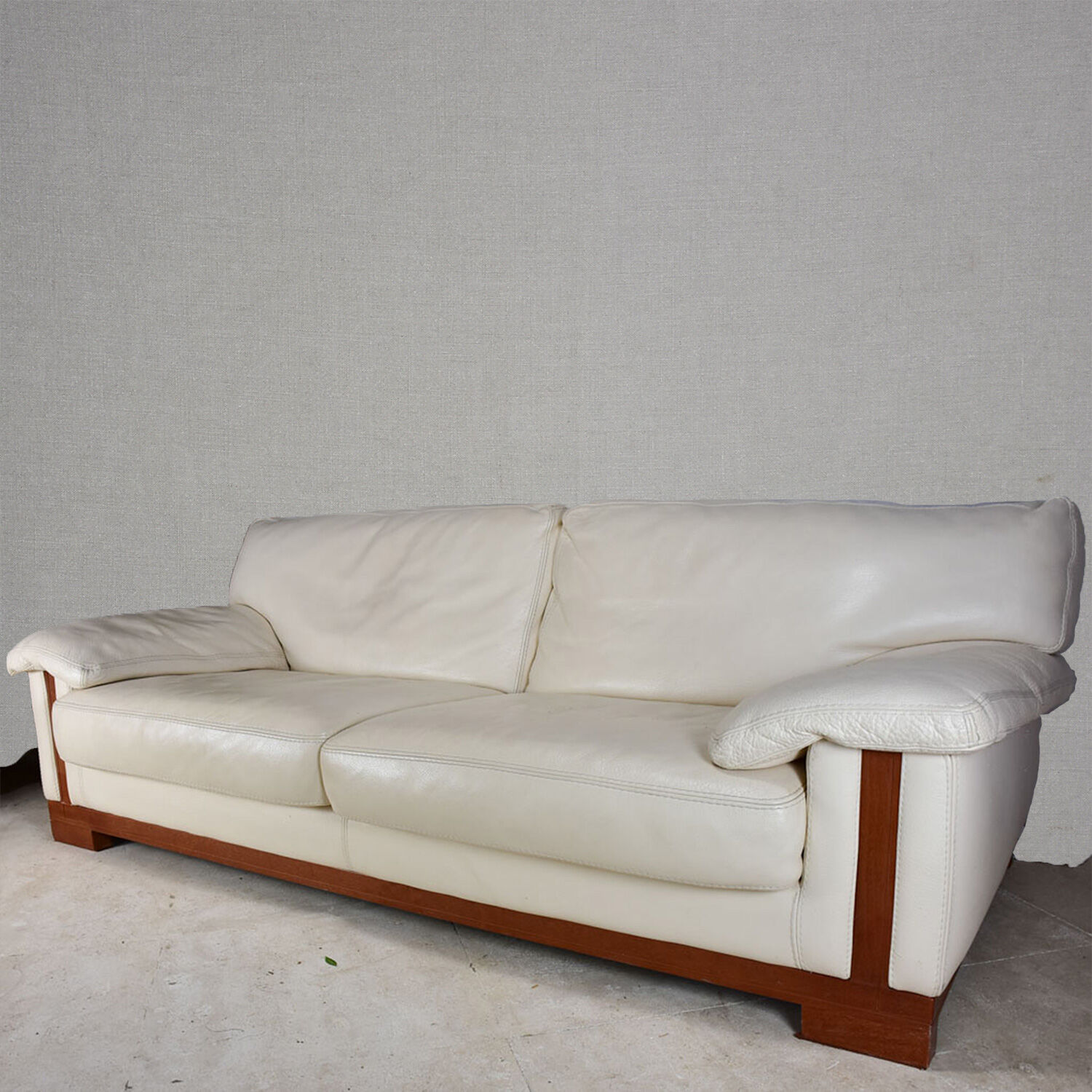 Roche white leather sofa - Bobois