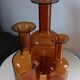 3 GULVASE  de Otto Brauer pour Holmegaard  1962