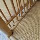 Vintage rattan bookcase