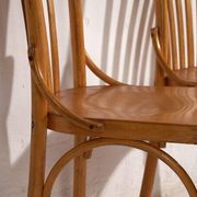 Antique bentwood coffee chairs (circa 1920). Set of 2, no. 4