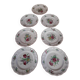 7 Lunéville porcelain plates