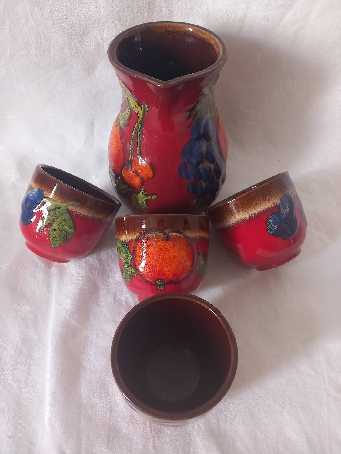 Vintage orangeade service