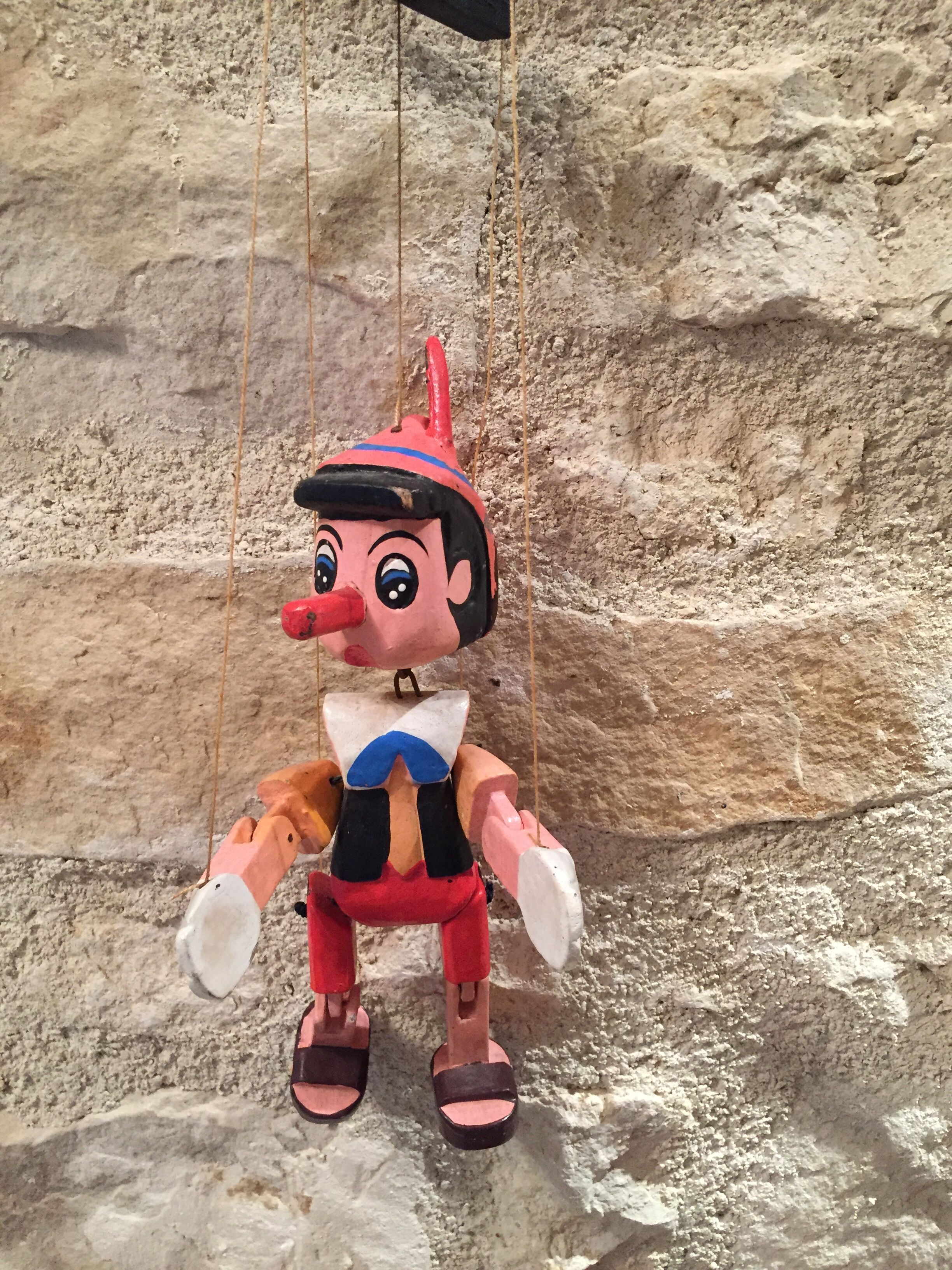 Former Pinocchio puppet