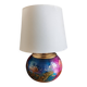 Lamp "Laque Line" Jean-Noël Bouillet (JNB) - Painted Glass Globe Signed