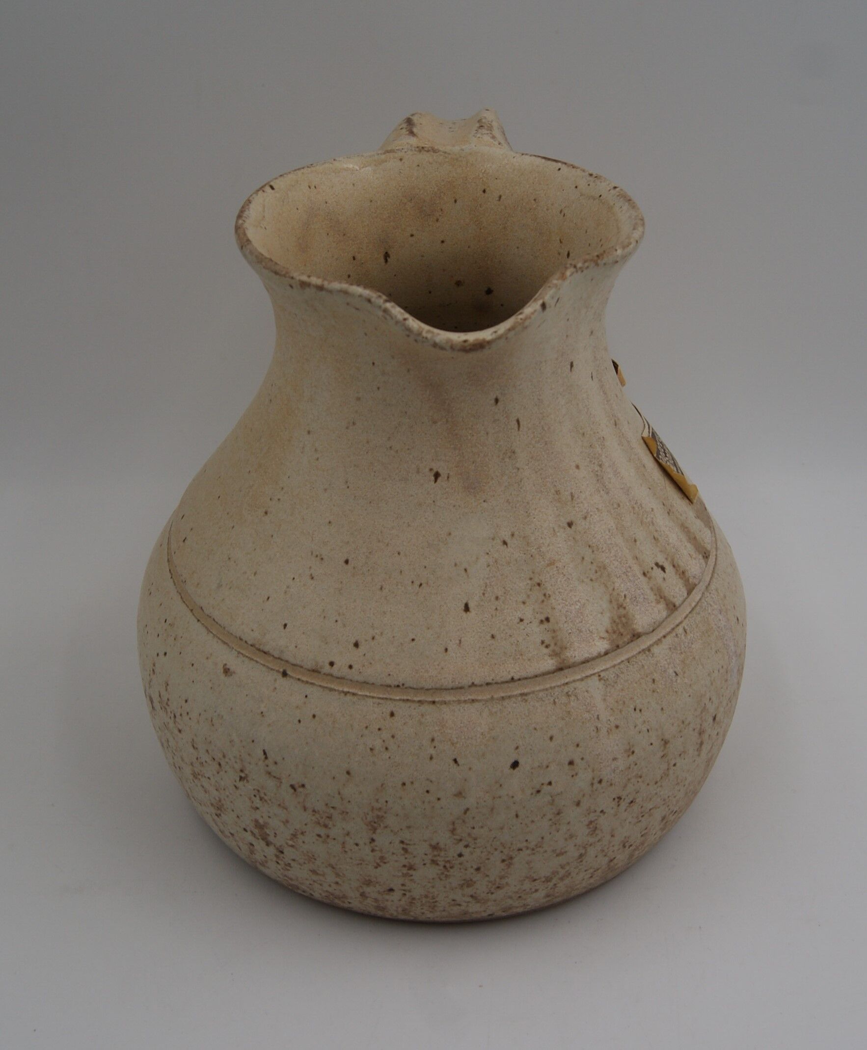 Decanter sandstone pottery vintage laud