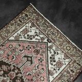 Vintage Hand-Woven Middle Eastern Oriental Hamadan Rug, 1960s