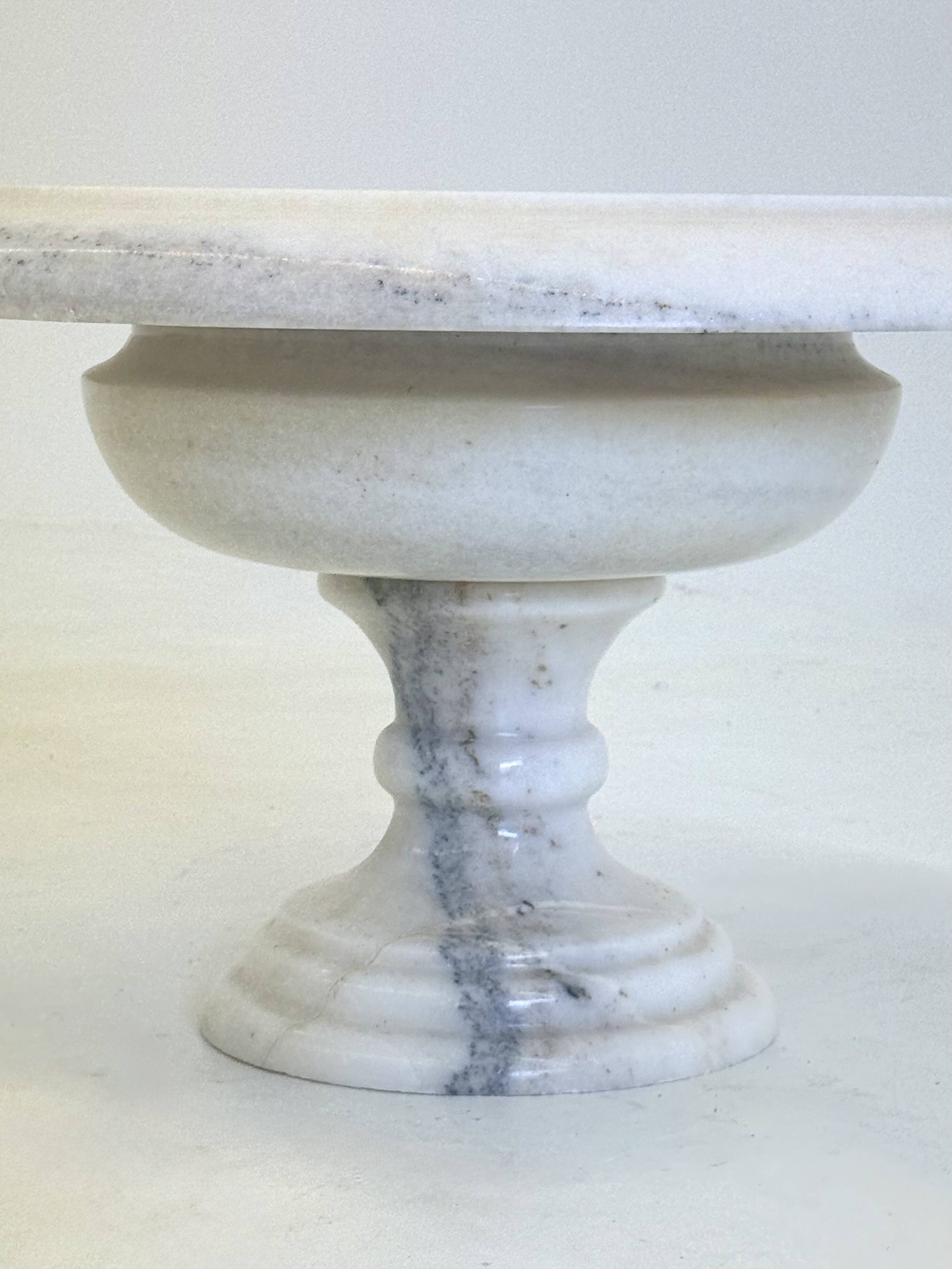 Grand bol vintage en marbre massif