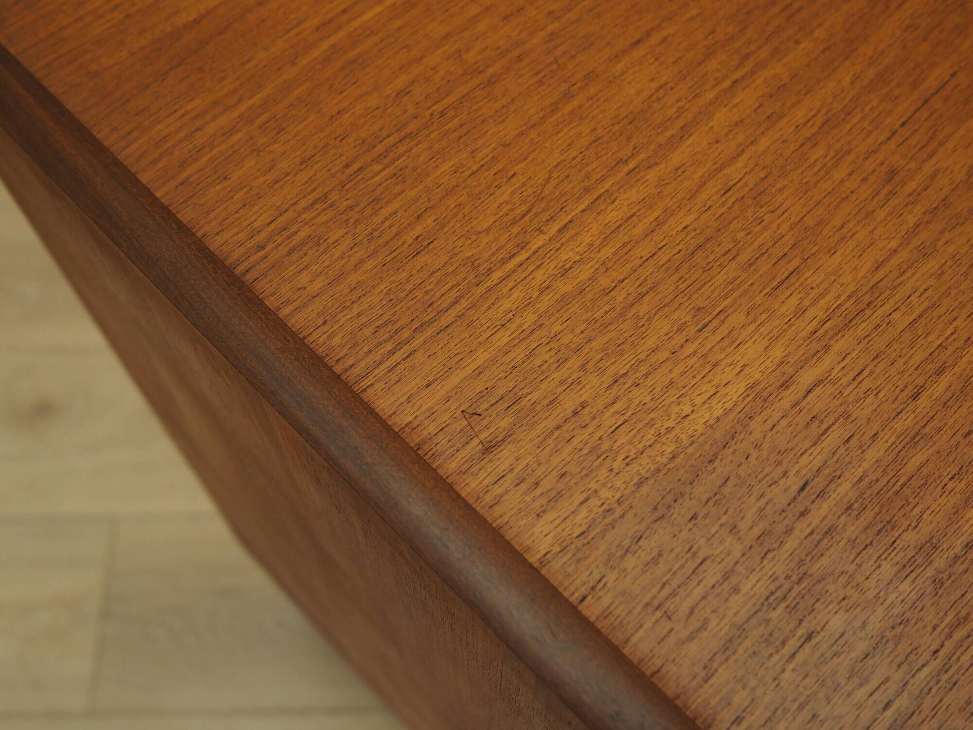 Danish Teak Cabinet with Sliding Doors, 1970s