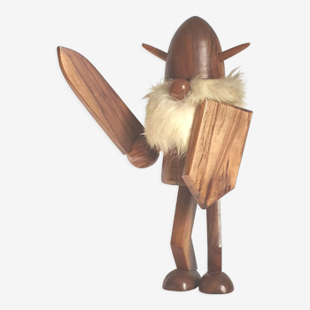 Danish Viking teak figure 60s