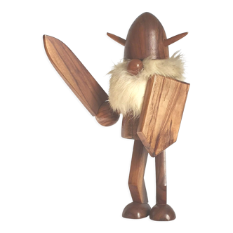 Danish Viking teak figure 60s