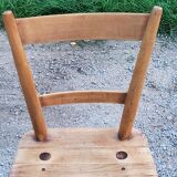 Set of 4 Scandinavian style beech chairs