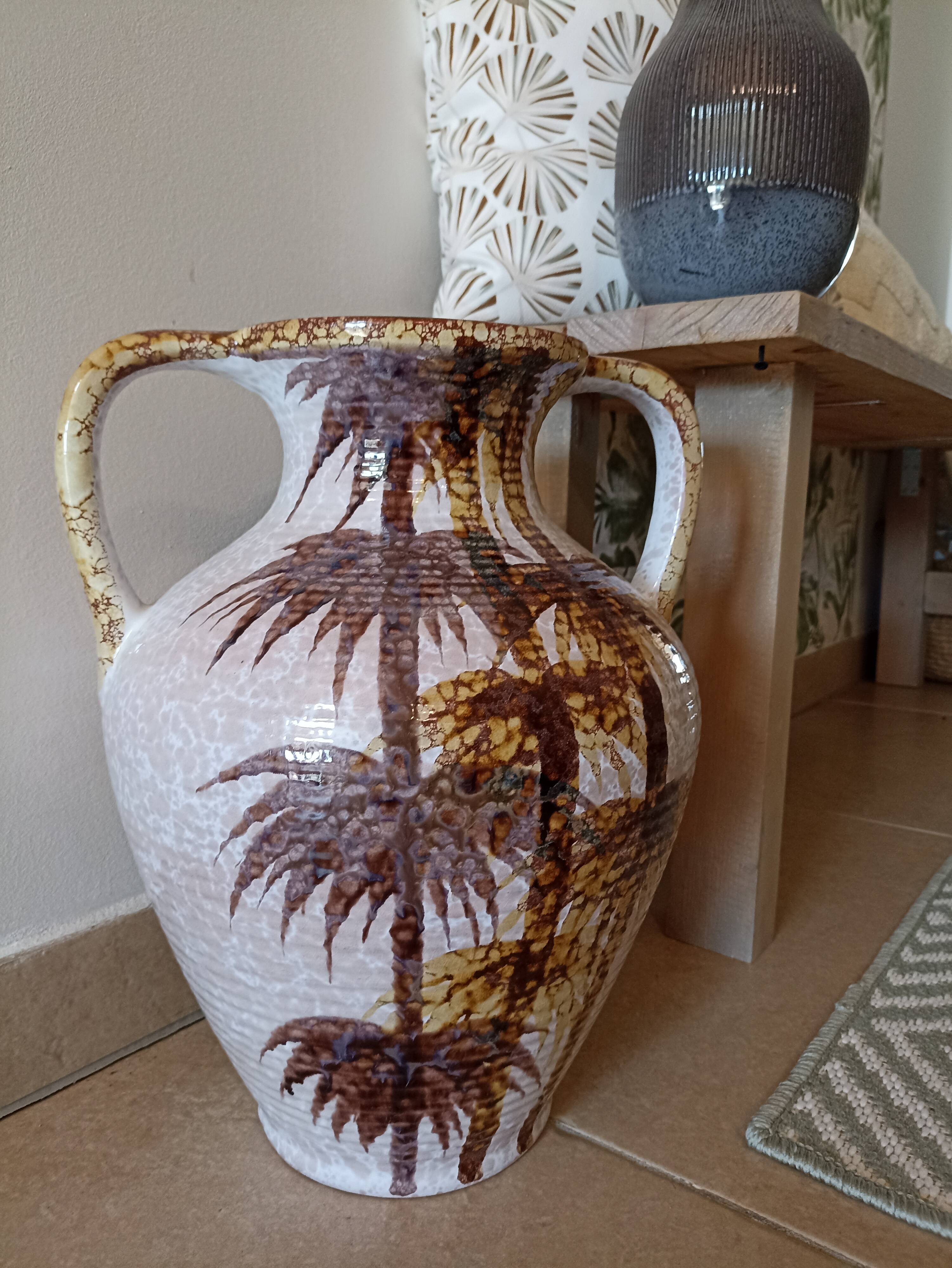 Large Fat Lava vase – Bay Keramik – West Germany – Vintage 1970s