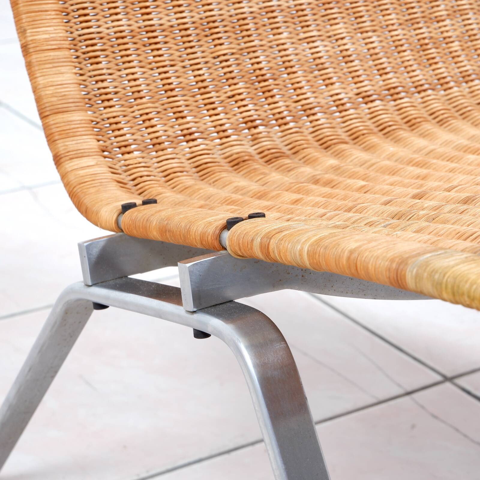PK 22“ lounge chair in rattan by Poul Kjaerholm for E. Kold Christensen