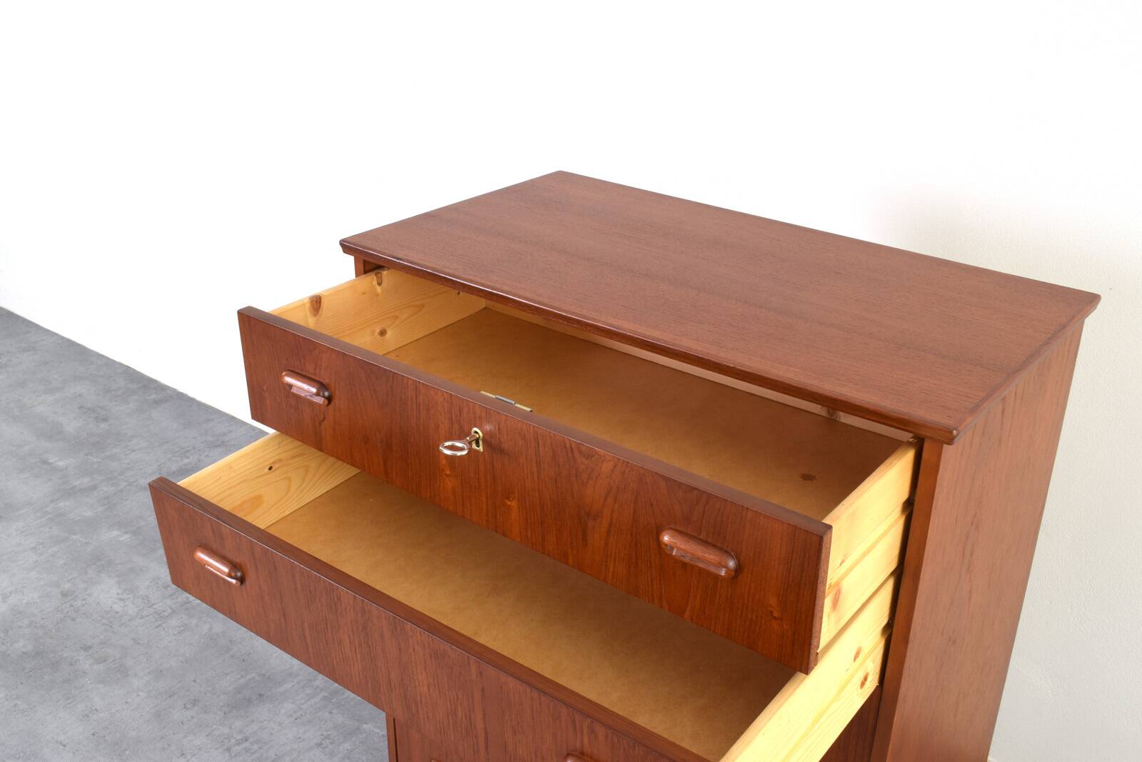Mid-Century Danish Teak Chest of Drawers, 1960s.