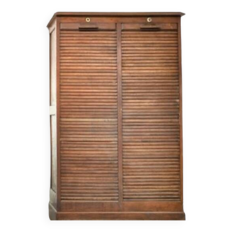 Vintage solid wood curtain secretary furniture
