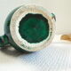 Vase vert Vallauris vintage anses torsadées