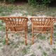 Rattan and bamboo living room