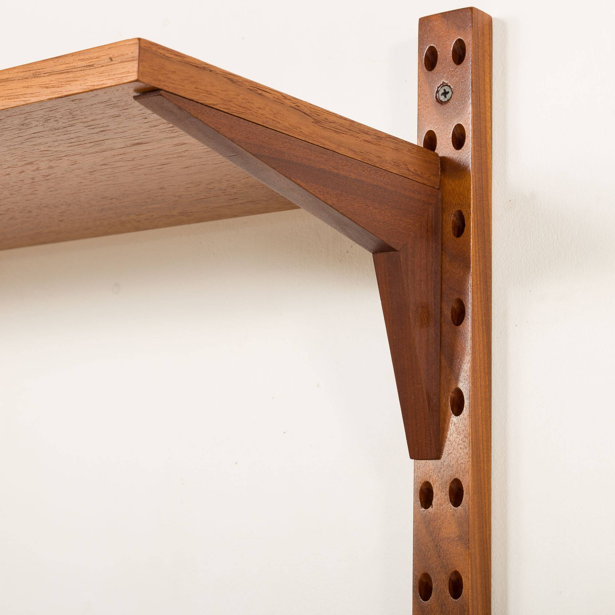 Poul Cadovius shelving unit with a desk, 1960s