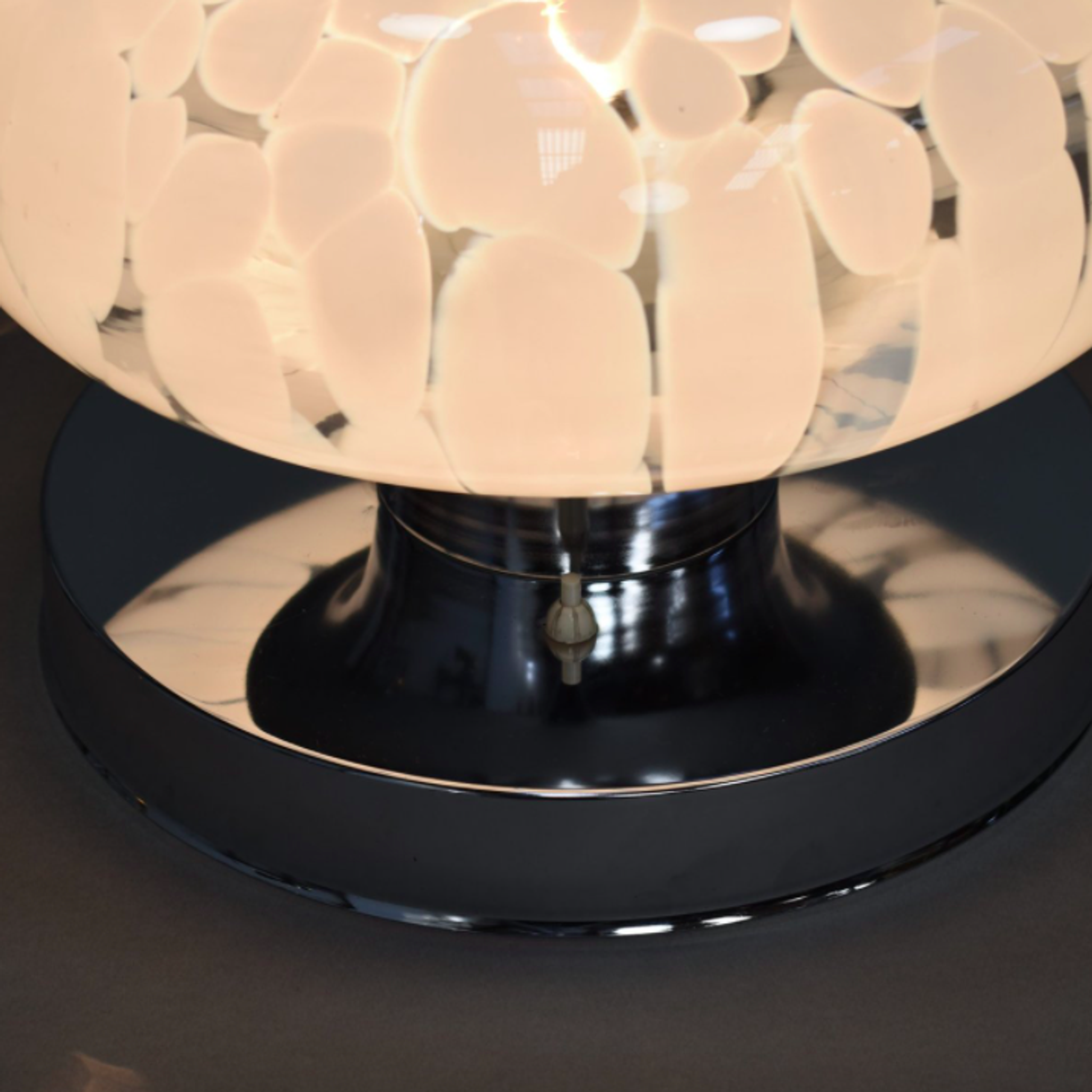 Murano Italy glass desk lamp 1970