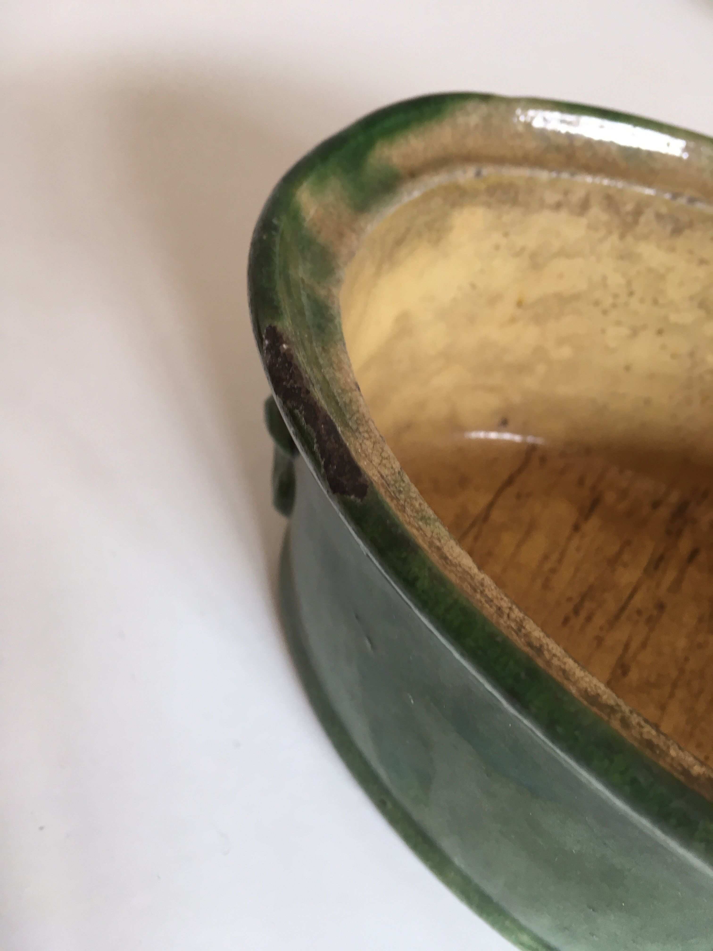 Ground soil dish 19th L'Herminé in Orchies