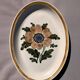Large oval floral Gien dish
