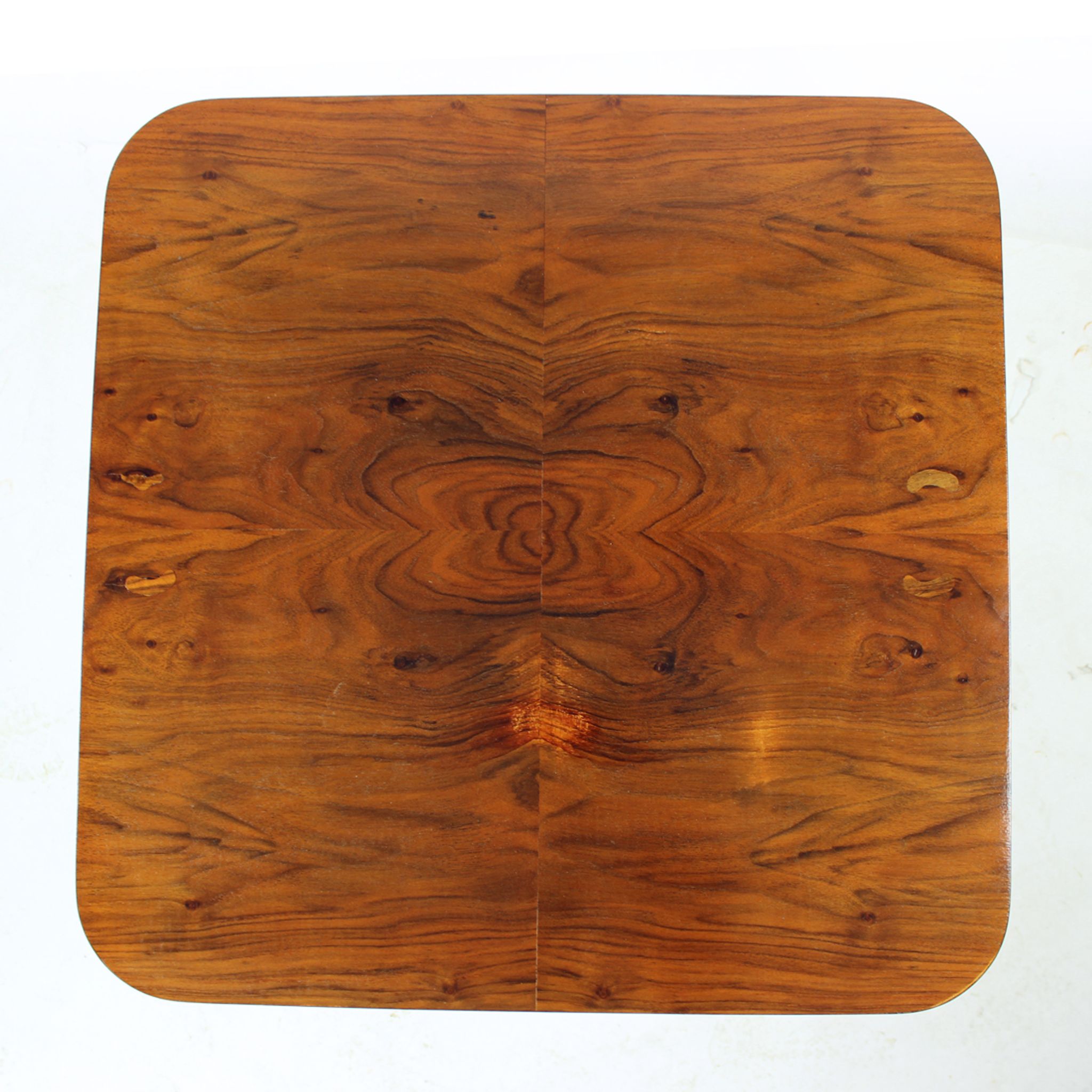 Spider Coffee Table By Jindrich Halabala In Oak & Walnut, Czechoslovakia, 1930