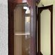 Corner display cabinet veneered in mahogany - Victorian - 20th century