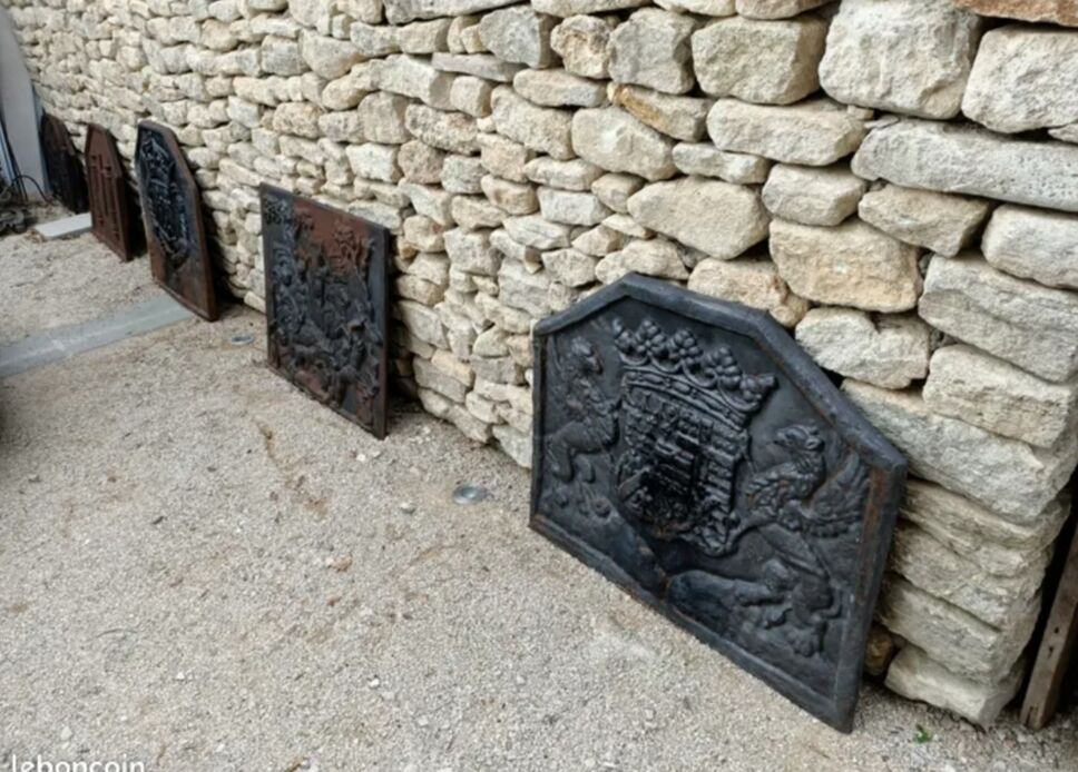 Old fireplace plate 90x75