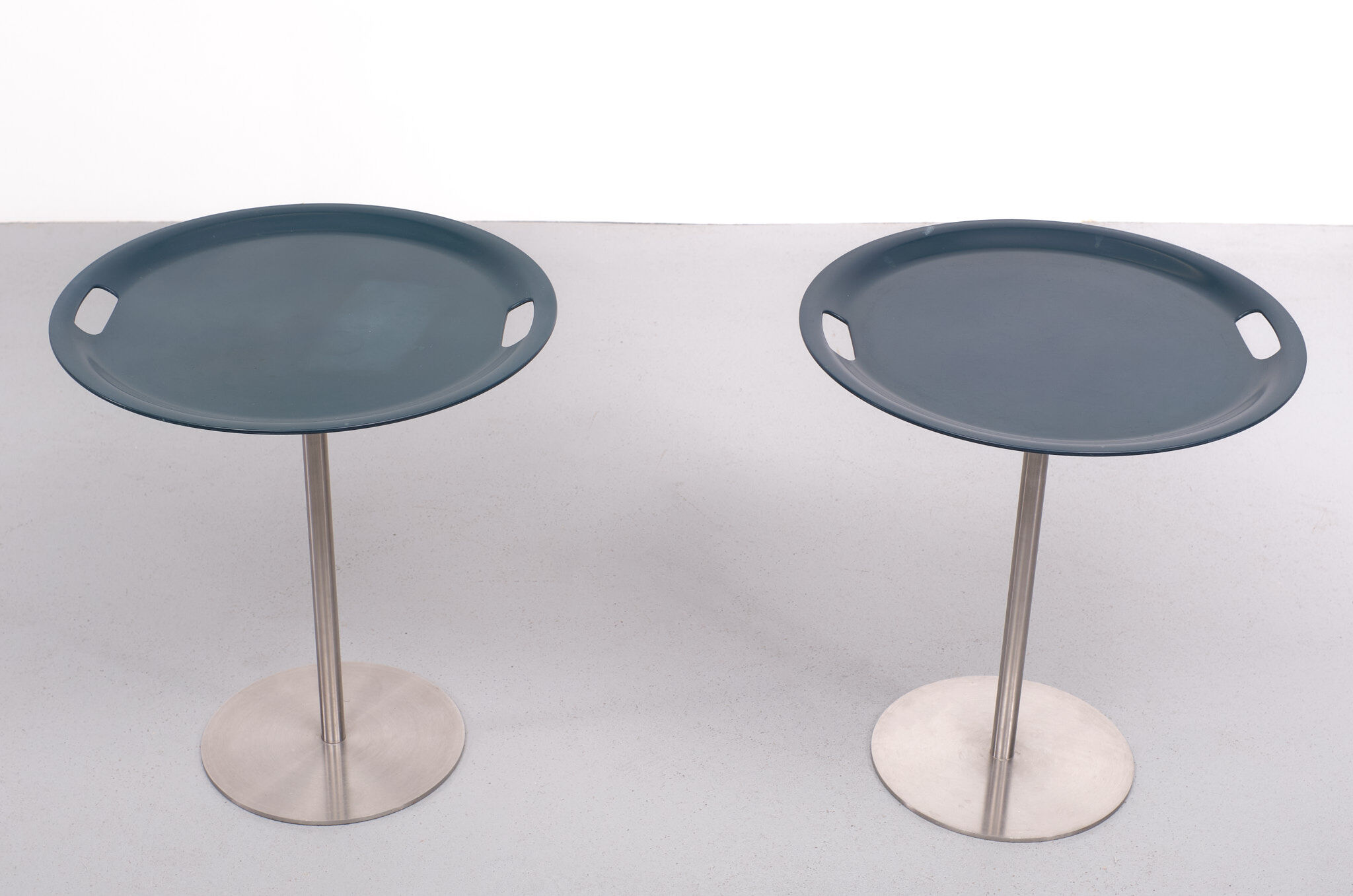 Tables Petrol Blue by Jasper Morrison