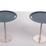 Tables Petrol Blue by Jasper Morrison