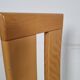 4 chaises  en cuir et bois , années 80