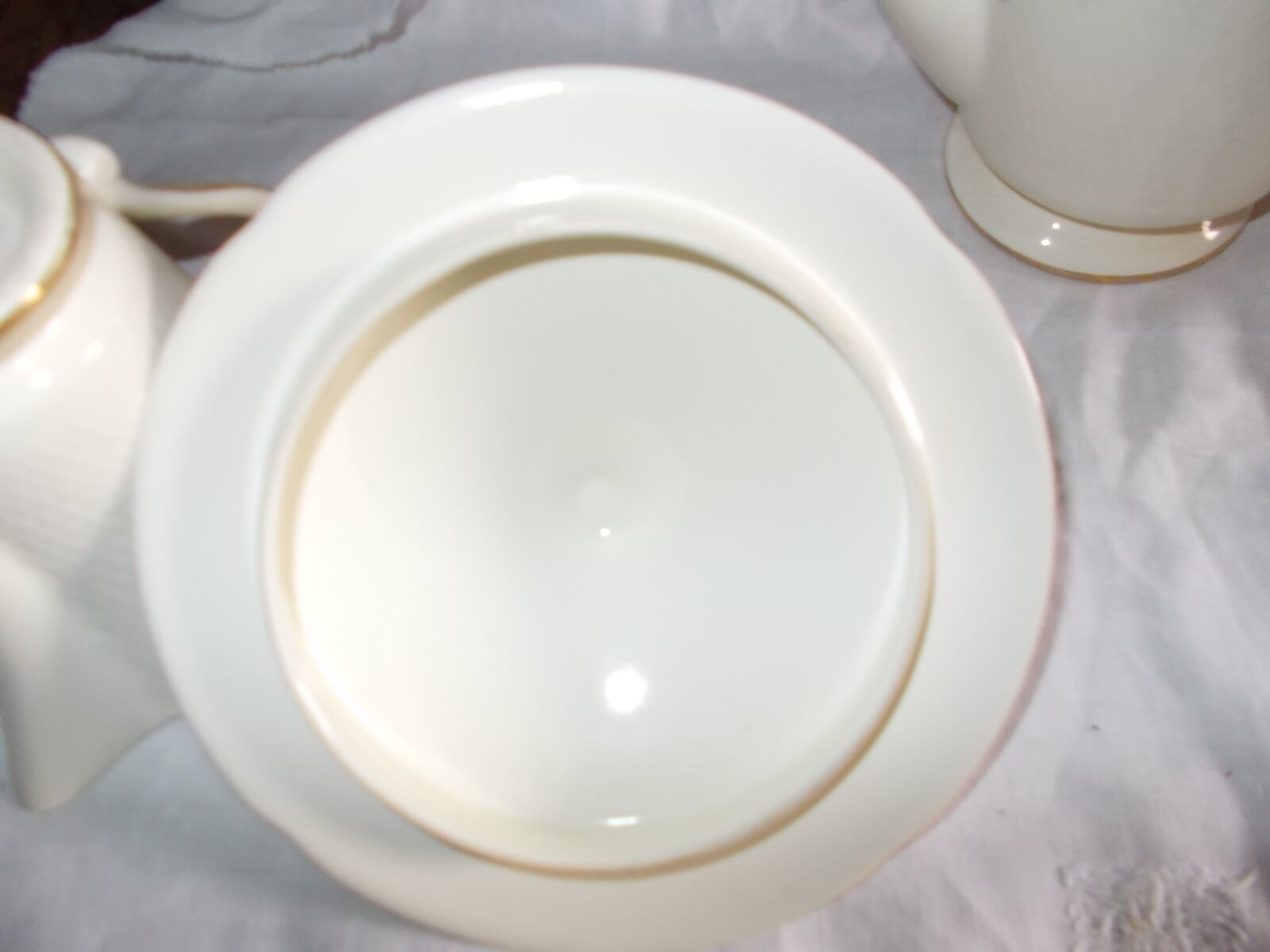 Coffee service or tea in faience Salins France