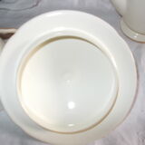 Coffee service or tea in faience Salins France