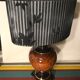 Ancient balustre lamp laurie light ceramics - lamp-day black fabric vintage