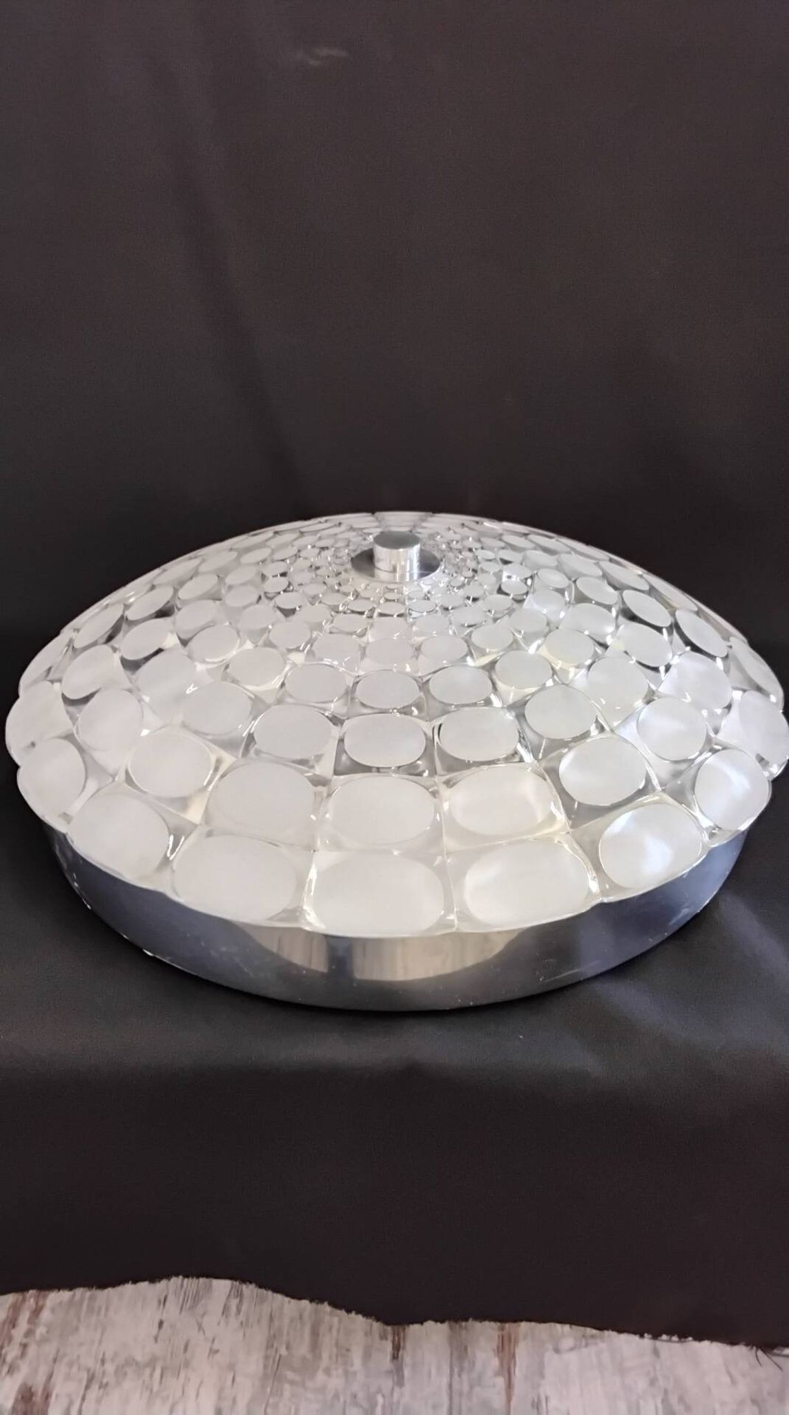 Glass ceiling light Peill & Putzler 1970s