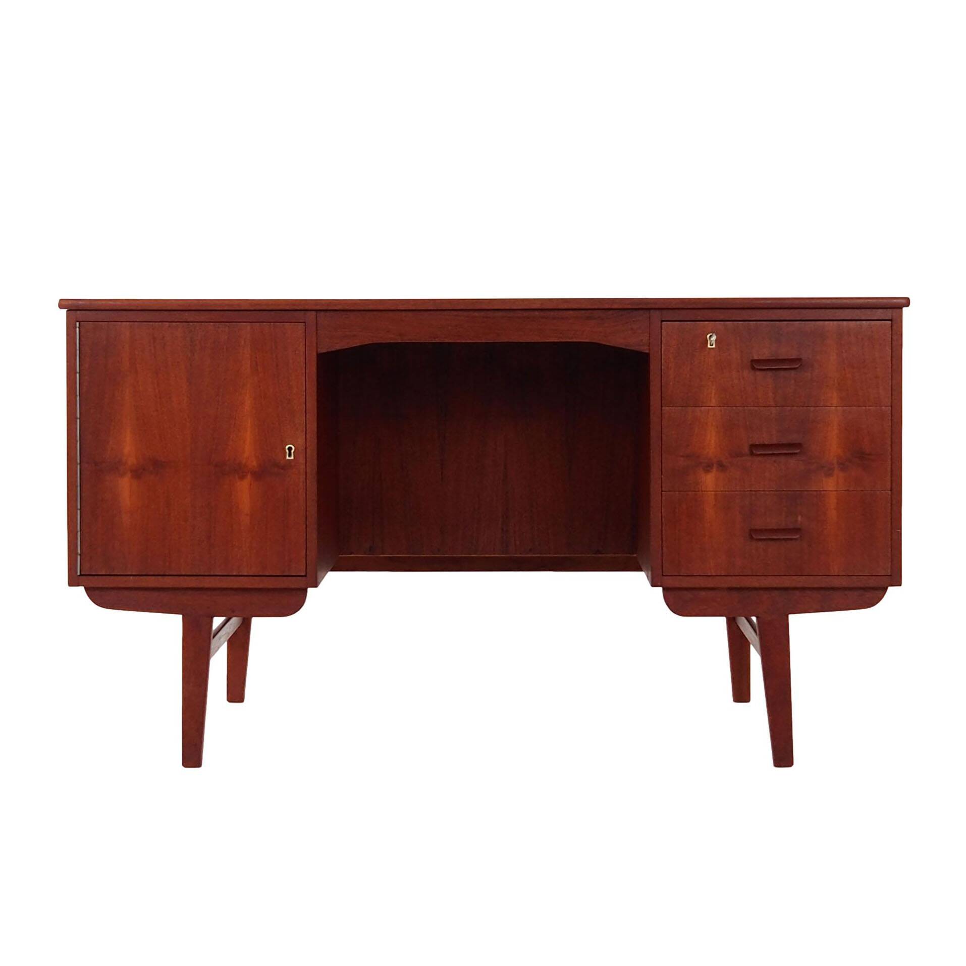 Teak desk, Danish design, 1970s, production: Denmark