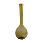 Vase scandinave en verre soufflé par arthur percy pour gullaskruf, suède - années 50
