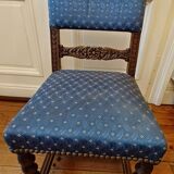 6 chaises sculptées flamand-espagnol