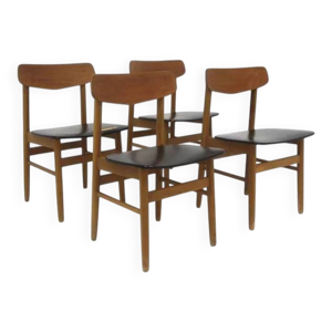 Set de 4 chaises scandinave