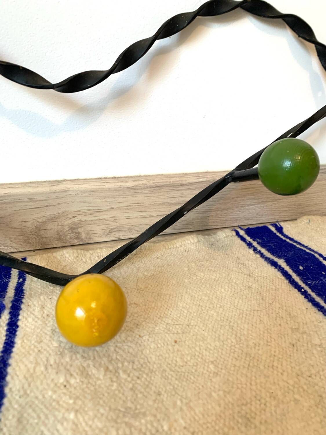 Vintage wall coat rack