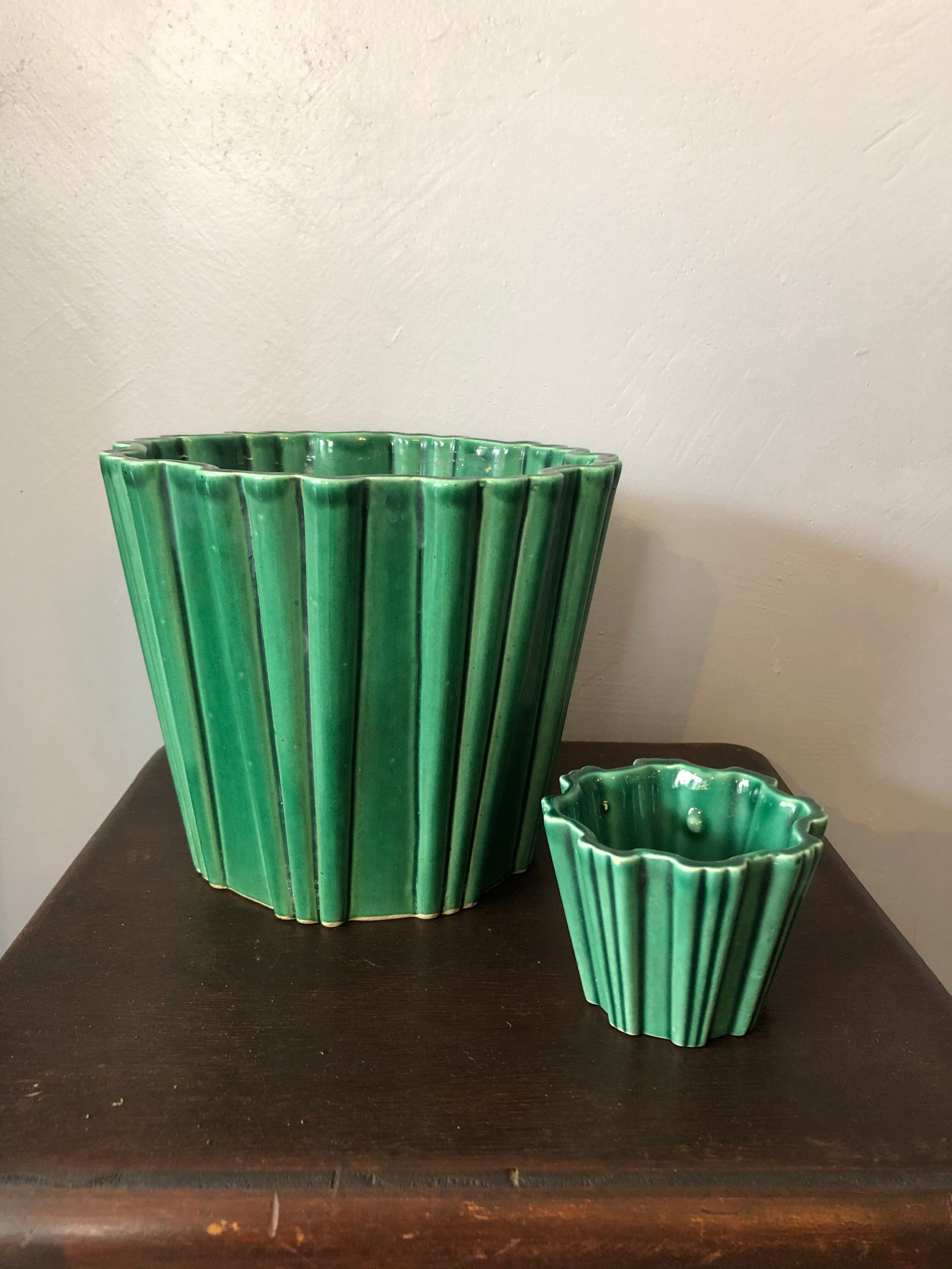 Duo de cache-pots en céramique Poët-Laval