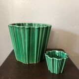 Duo of ceramic pot covers Poet-Laval