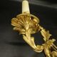 Large pair of stamped wall sconces in Louis XV style - gilded bronze